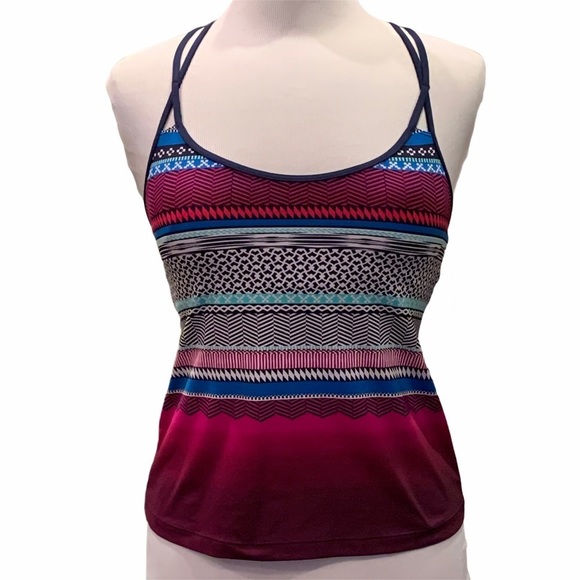 NWT JAG Ombre Stripe Multi-Strap Back Tankini Swim Top S Small - Picture 8 of 11